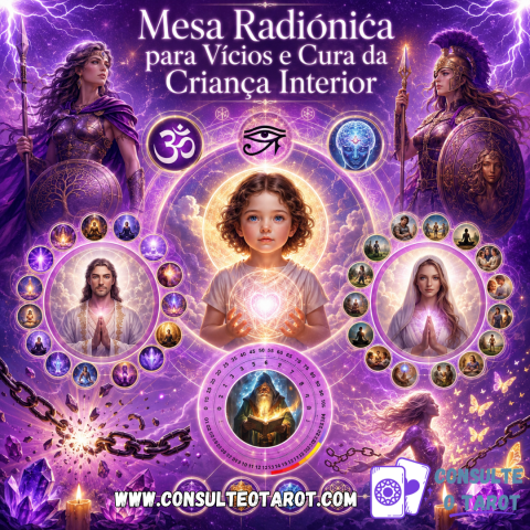 Mesa Radionica para V�cios e Cura da Crian�a Interior